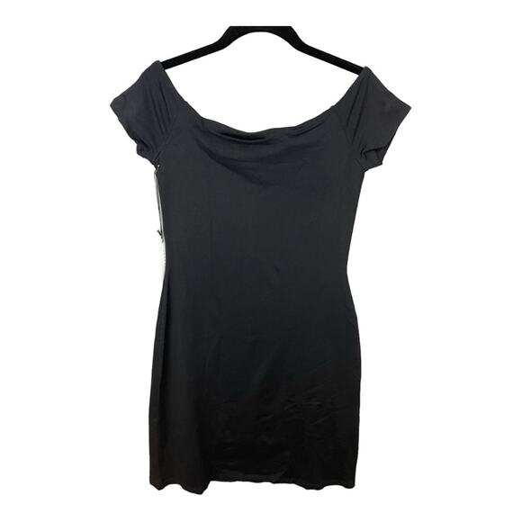 Susana Monaco Square Neck Cap Sleeve Knee Length‎ Dress in Black Size M NWT - Picture 5 of 10